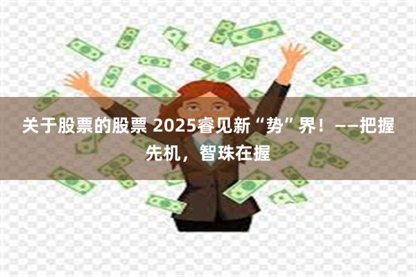 关于股票的股票 2025睿见新“势”界！——把握先机，智珠在握